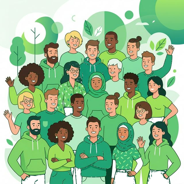 Grüne vor Ort Grafik